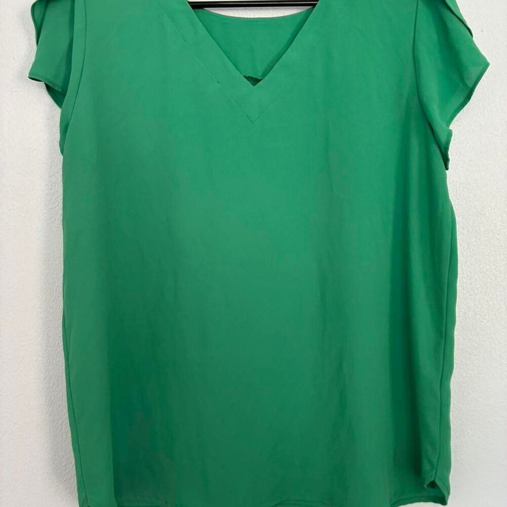 Loft Women's Green Blouse